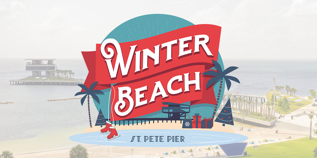 Winter Beach at the St. Pete Pier