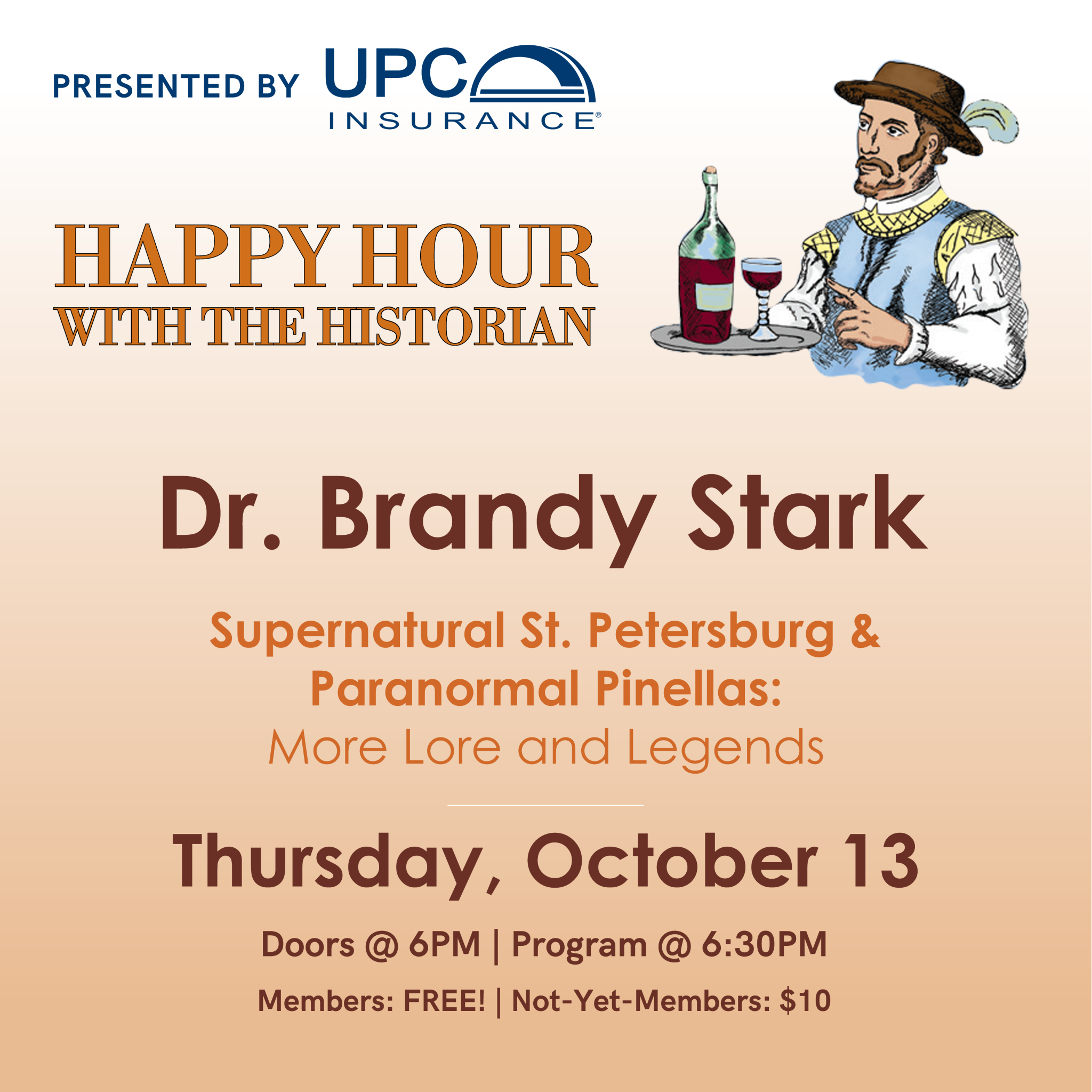 Happy Hour with the Historian: Dr. Brandy Stark | Supernatural St. Petersburg and Paranormal Pinellas
