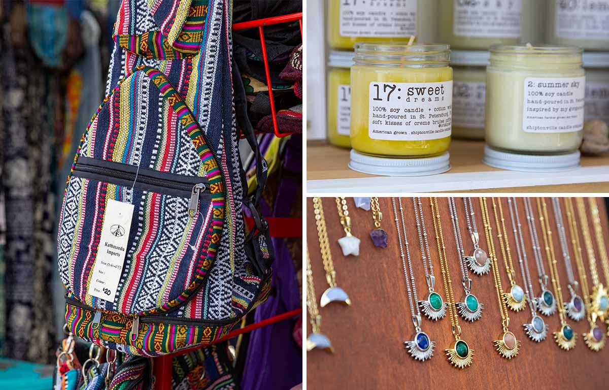 Find the Flaming Pearl, Lily Rose Jewelry and the Merchant at the St. Pete Pier in the Marketplace
