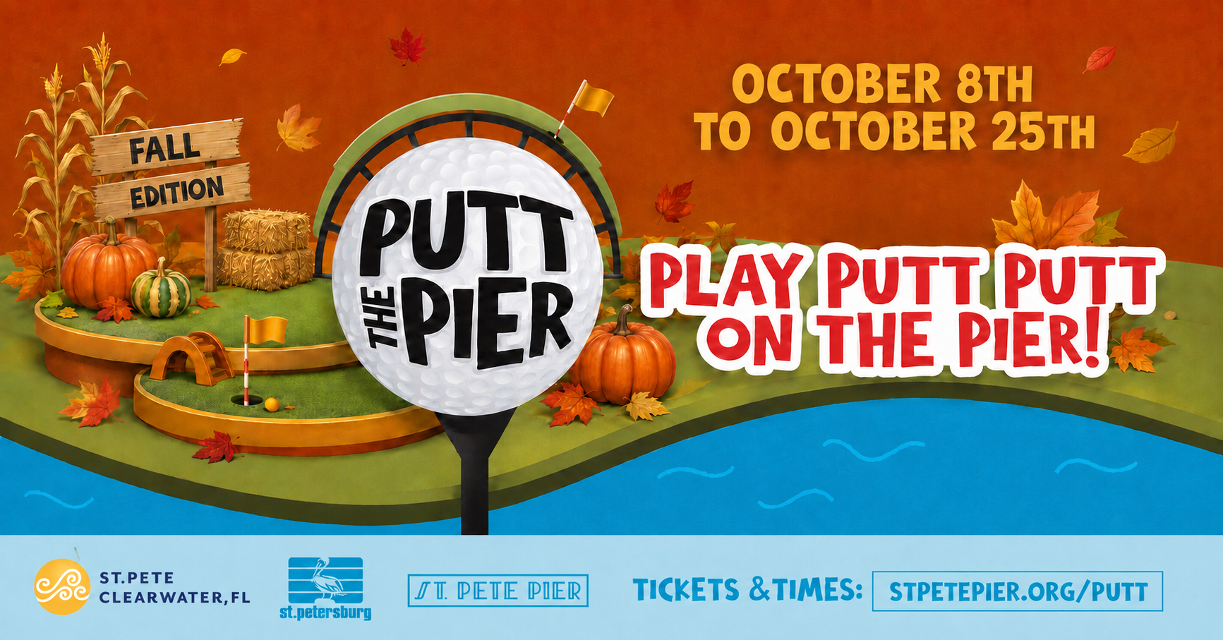 Putt the Pier: Fall Pumpkin Edition