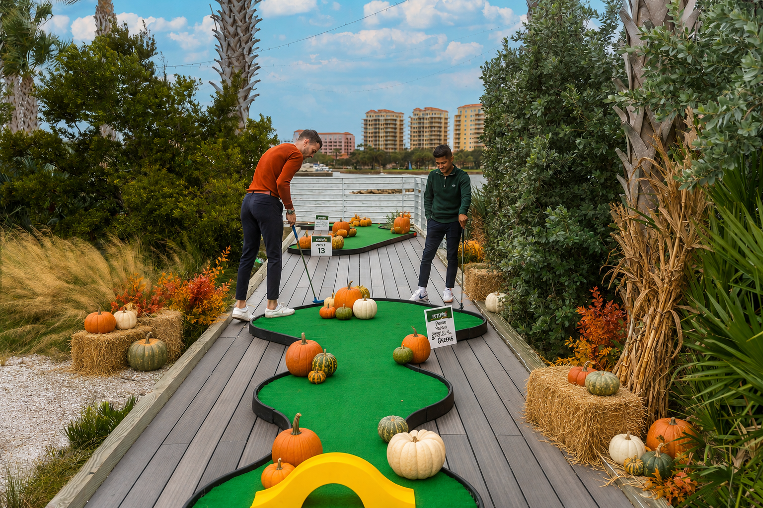 Putt the Pier: Fall Pumpkin Edition